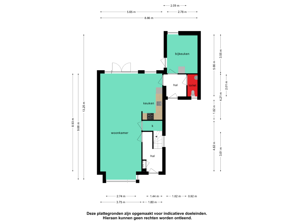 Bekijk plattegrond van Begane grond van Muntmeester 497