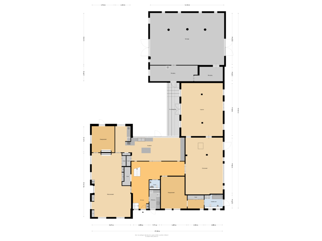 Bekijk plattegrond van Begane Grond van Holskampweg 3