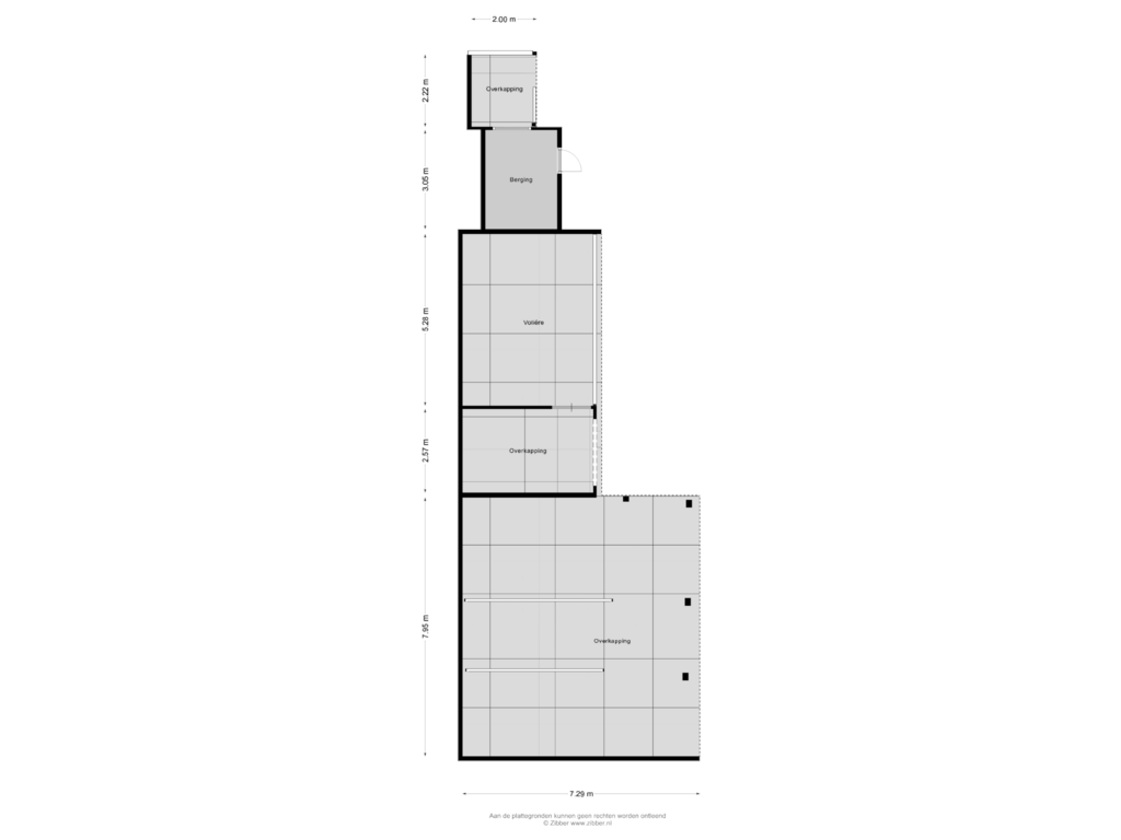 Bekijk plattegrond van Berging van Holskampweg 3