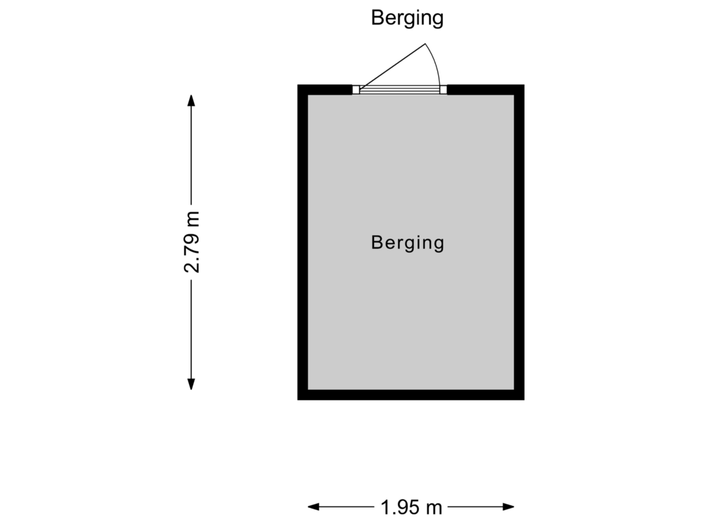 Bekijk plattegrond van Berging van Zegge 19