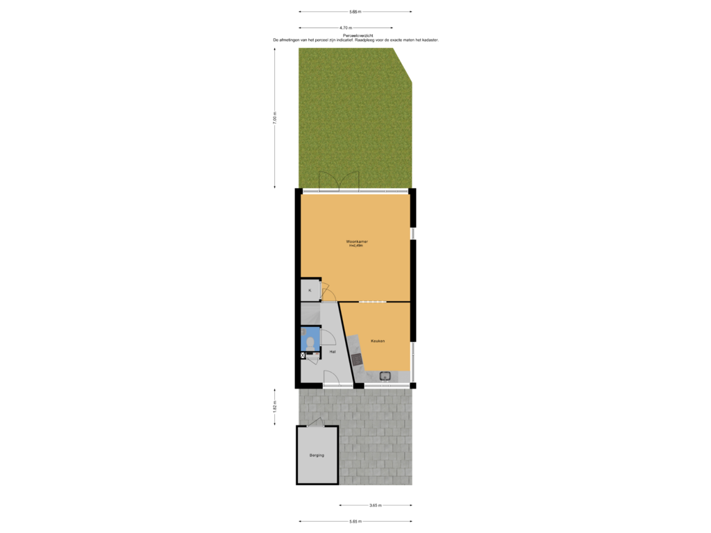 Bekijk plattegrond van Perceeloverzicht van Zegge 19