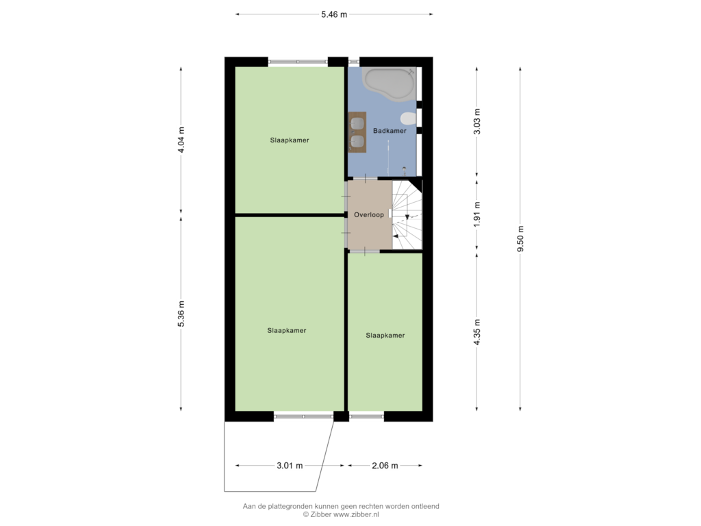 Bekijk plattegrond van Eerste Verdieping van Leemkuilenpad 12