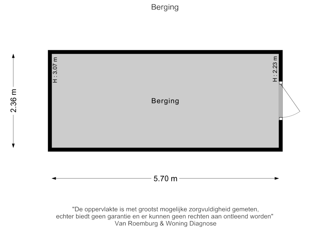 Bekijk plattegrond van Berging van Staverden 13