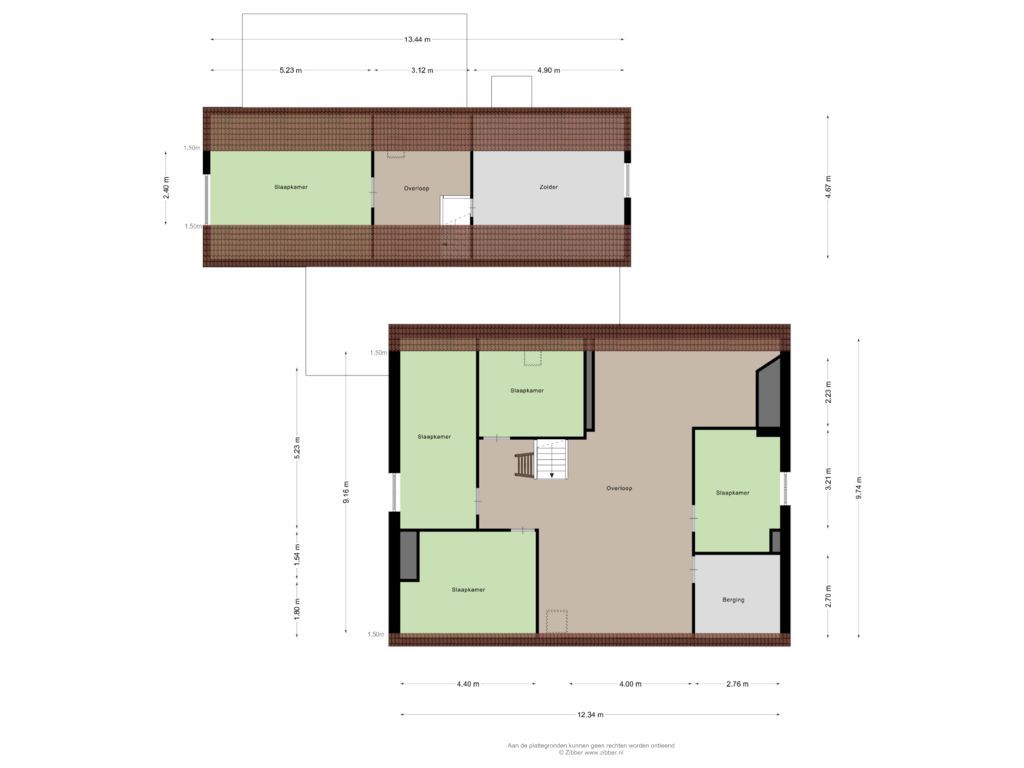 Bekijk plattegrond van Eerste Verdieping van Klundertseweg 31