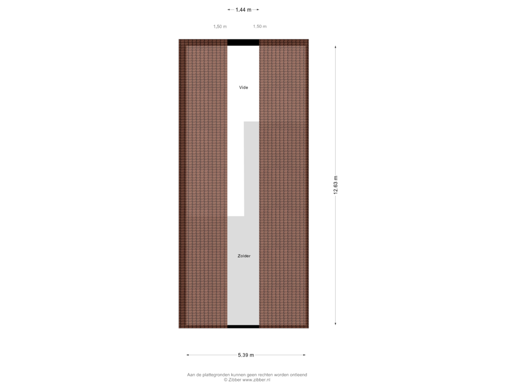 Bekijk plattegrond van Zolder van Klundertseweg 31