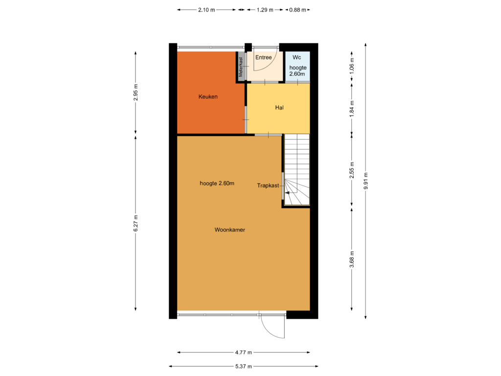 View floorplan of Begane grond of Buitenhove 117