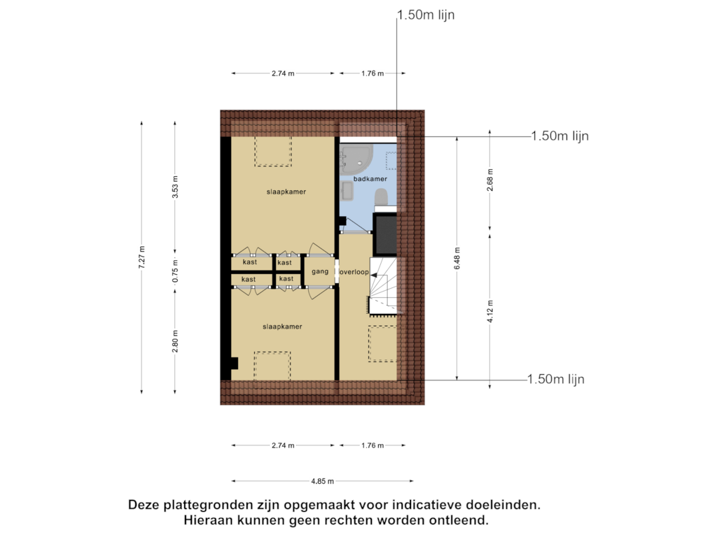 Bekijk plattegrond van Eerste Verdieping van Schoneveld 83