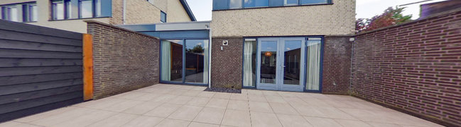 Bekijk 360° foto van Achtertuin van Bachlaan 45