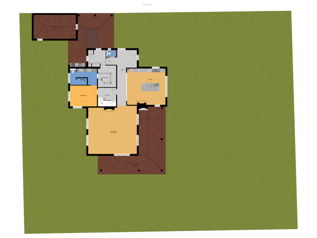 Bekijk plattegrond van Perceeloverzicht van Vleysmanlaan 9