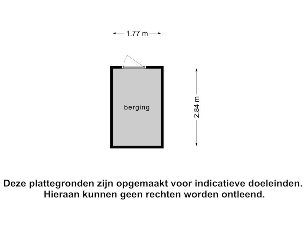 Bekijk plattegrond van Berging van van Angerenstraat 7