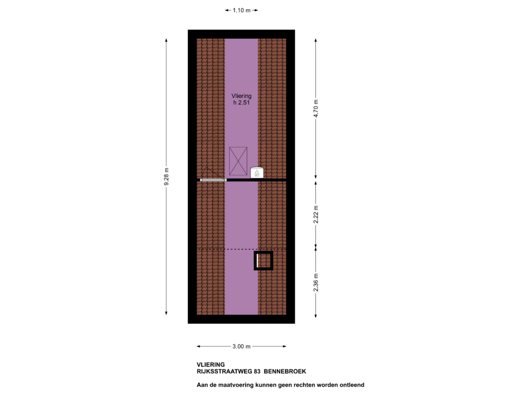 View floorplan of Vliering of Rijksstraatweg 83