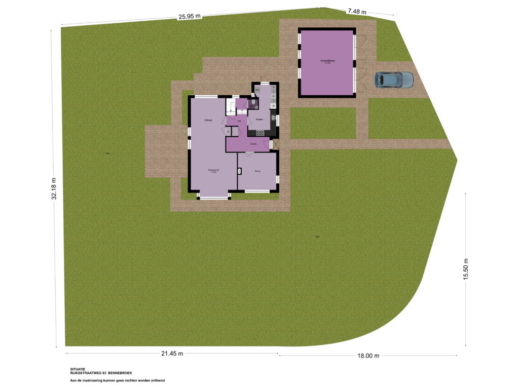 View floorplan of Situatie of Rijksstraatweg 83