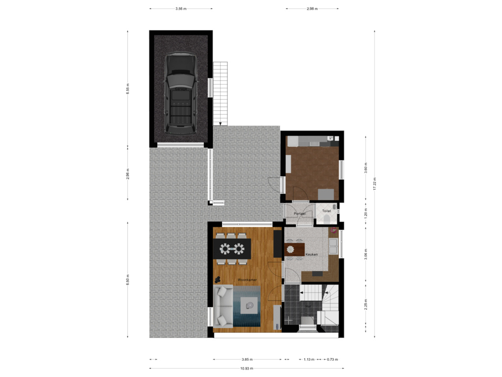 View floorplan of Begane grond of Eiland 2-A