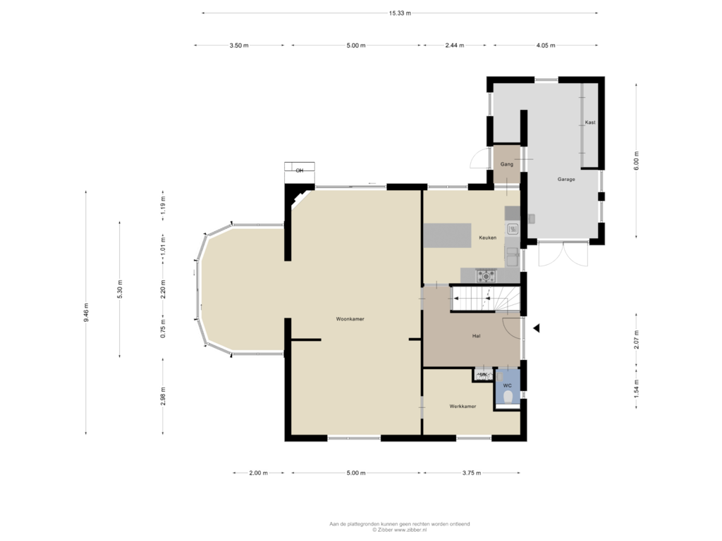 Bekijk plattegrond van Begane Grond van Tulpstraat 9