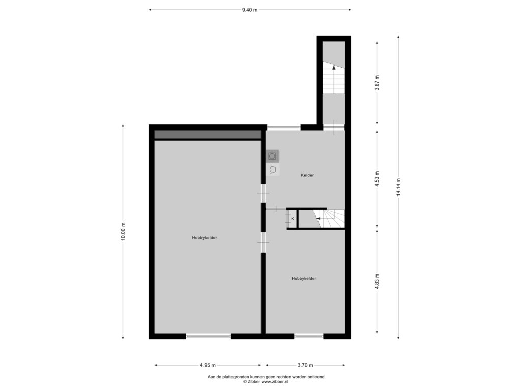 Bekijk plattegrond van Kelder van Tulpstraat 9