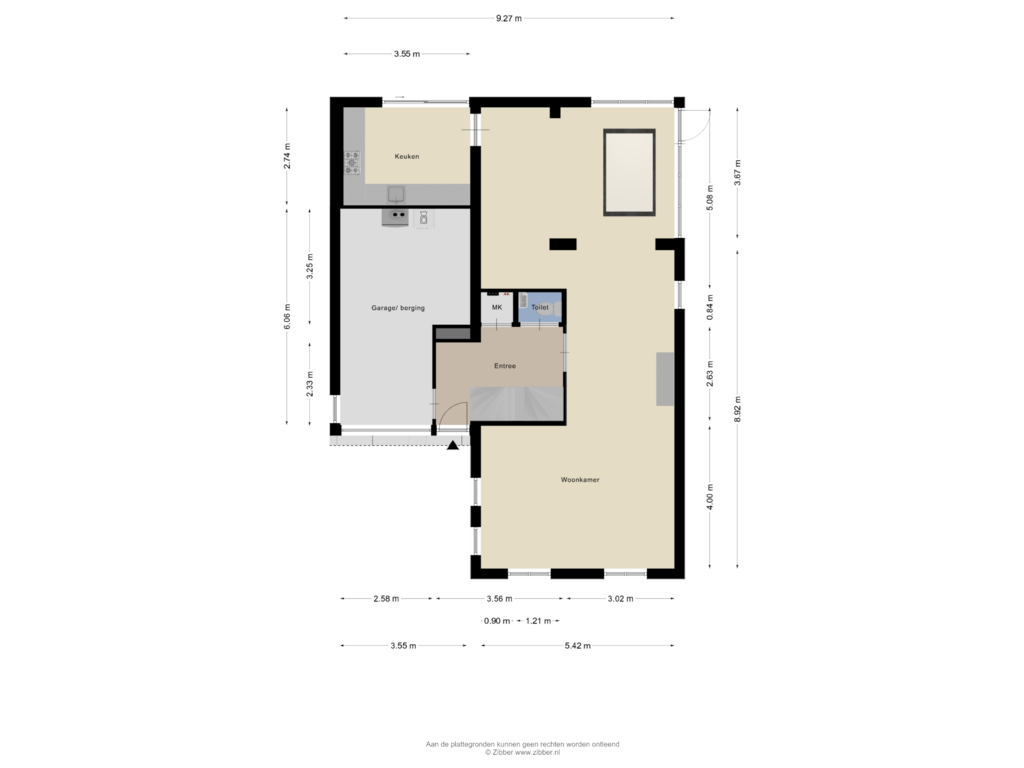 Bekijk plattegrond van Begane Grond van Burgemeester van Gilshof 6