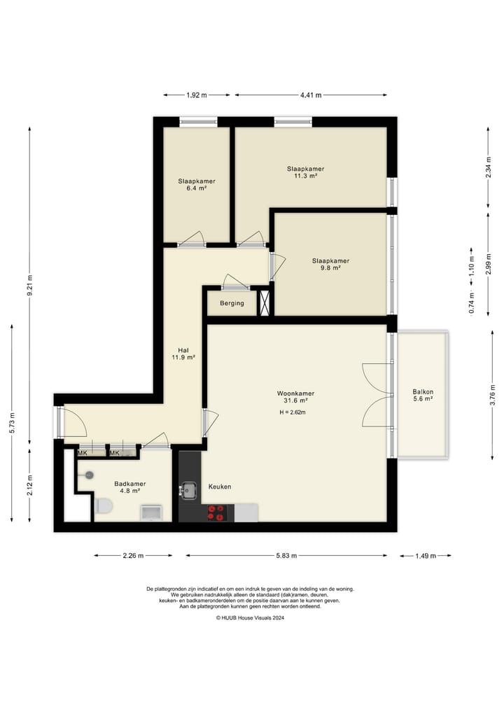 Foto 26 van Olivier van Noortstraat 8-D