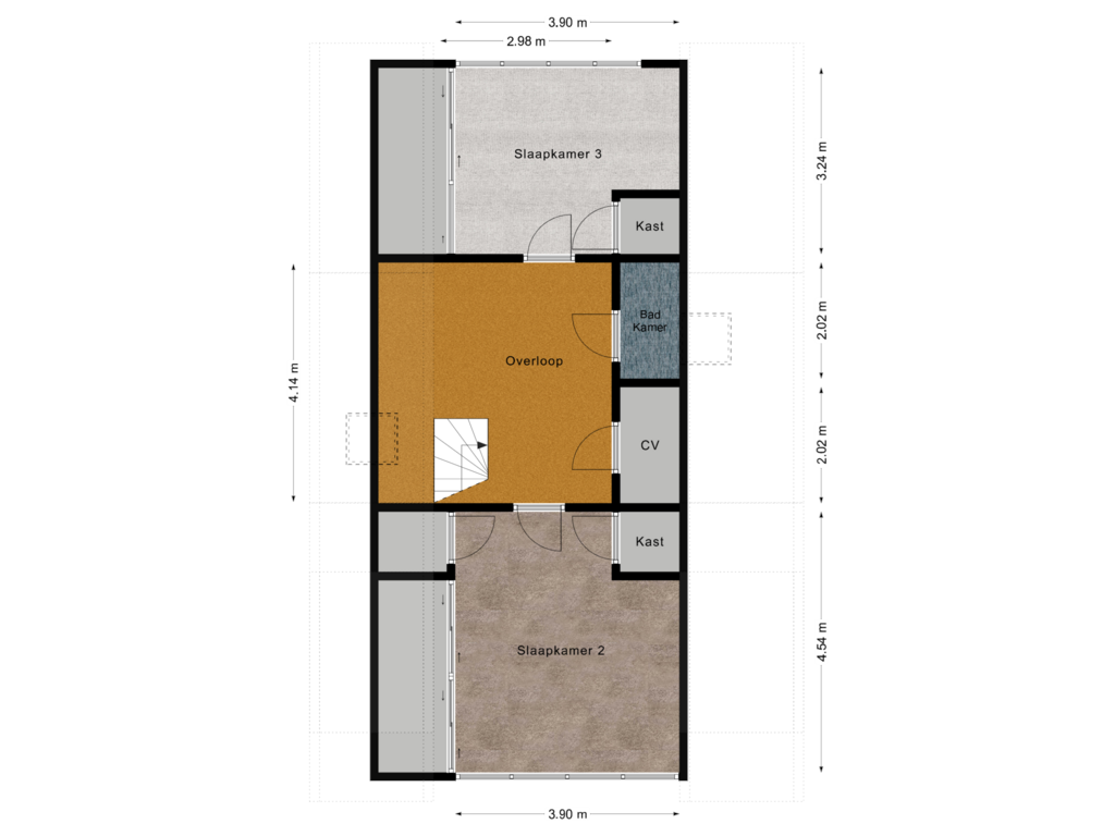 Bekijk plattegrond van Floor 1 van Bleijenburg 11