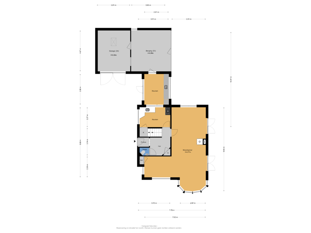 Bekijk plattegrond van Begane grond van Leersumsestraatweg 7