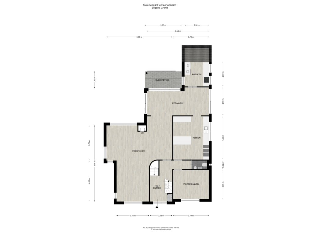 Bekijk plattegrond van Begane Grond van Molenweg 23