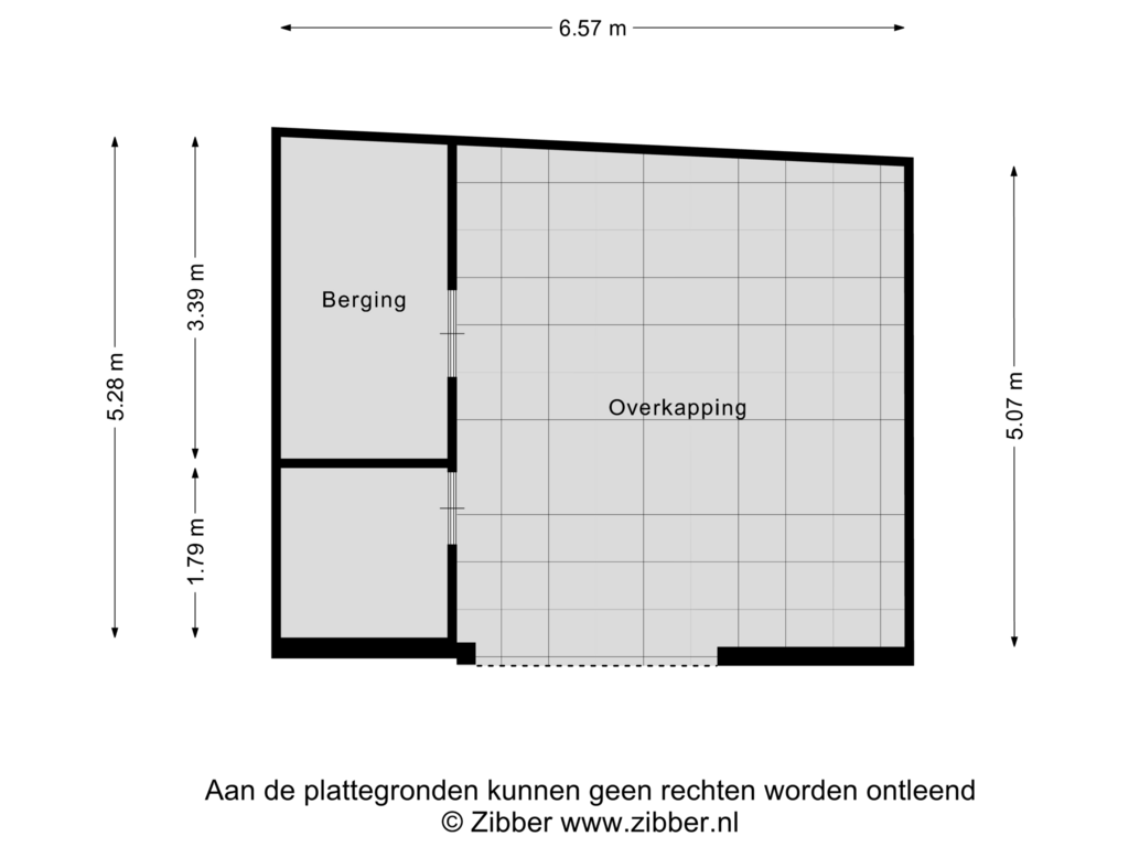 Bekijk plattegrond van Berging van Beertsterstraat 5