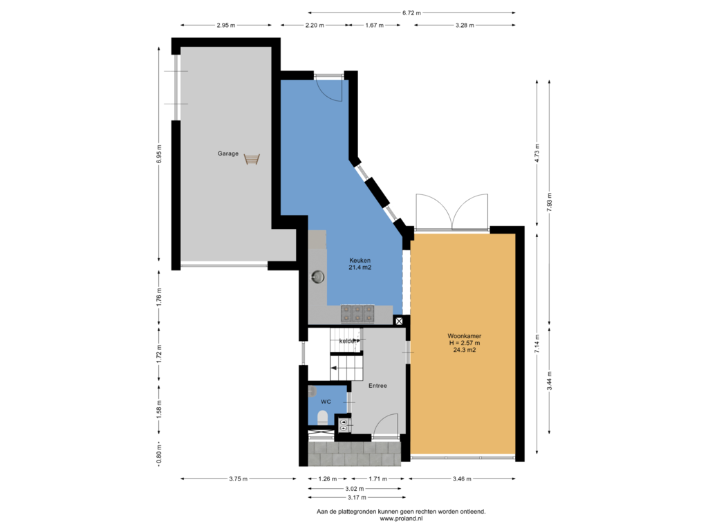 View floorplan of Begane Grond of Ds. Fleischerstraat 13