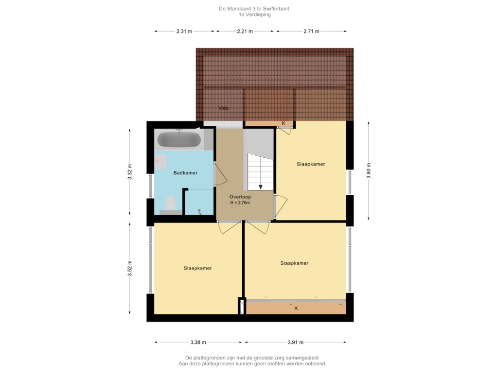 Bekijk plattegrond van 1e Verdieping van De Standaard 3