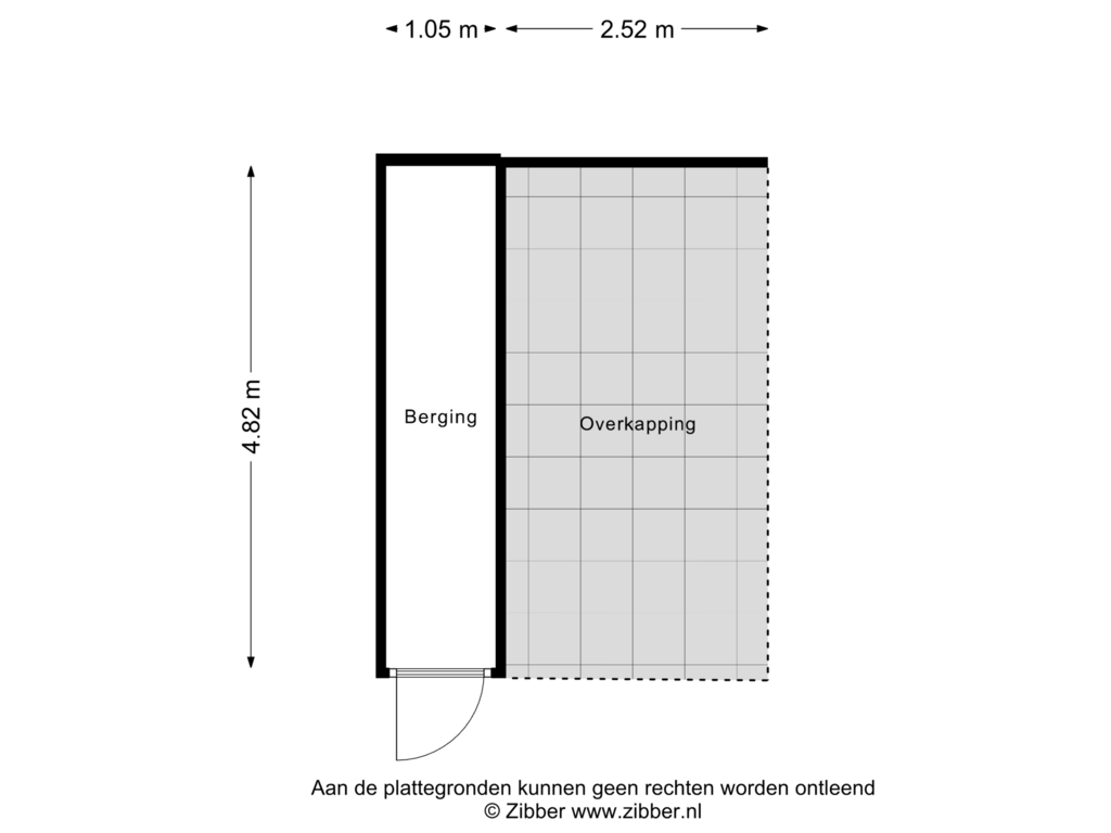 Bekijk plattegrond van Berging van Meester van Coothstraat 31-A