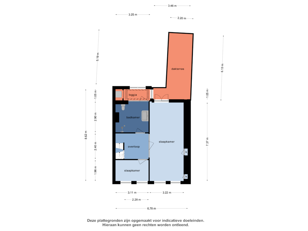 Bekijk plattegrond van 1e verdieping van Verwerijstraat 25