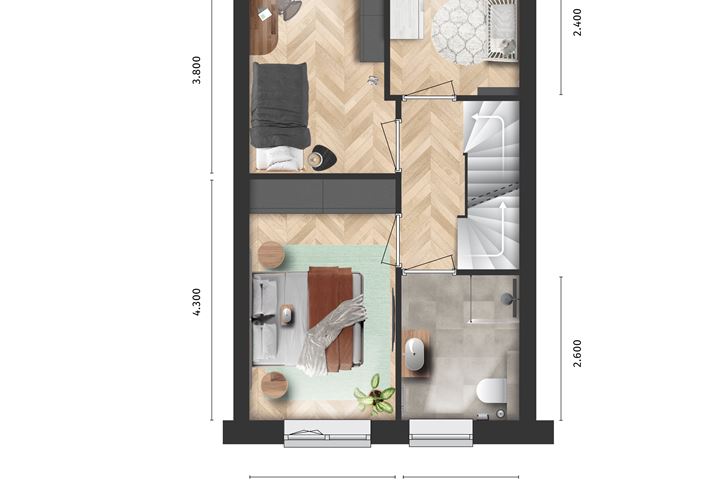 View photo 3 of Hoornbloem - 8 woningen