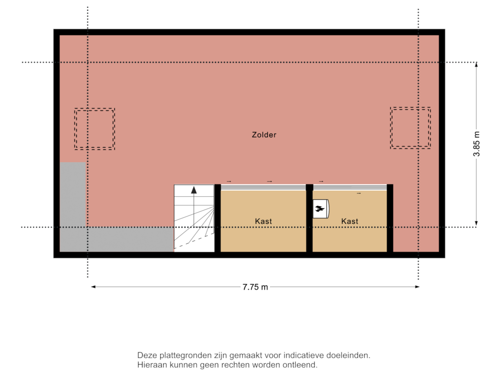 Bekijk plattegrond van Floor 3 van Onnaweg 5