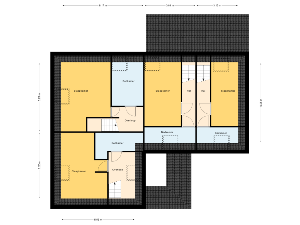 Bekijk plattegrond van 2e Verdieping van Poeldonk 32-A