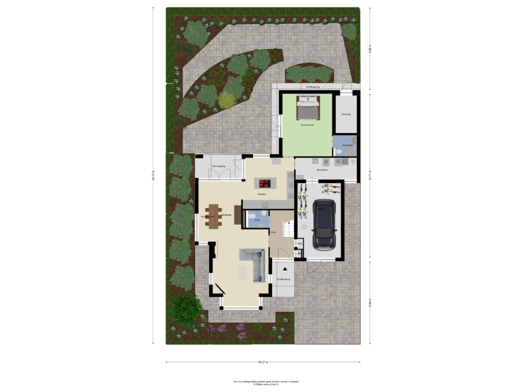 Bekijk plattegrond van Begane Grond _Tuin van Graslook 1