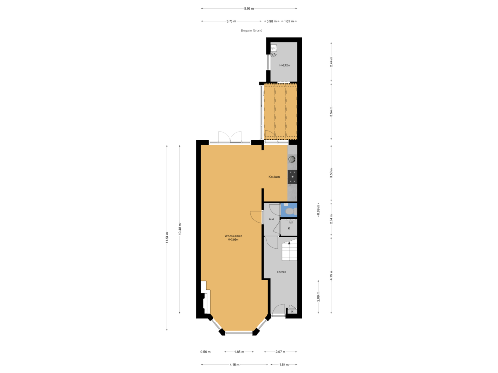 Bekijk plattegrond van Begane Grond van Kruisbessenstraat 7