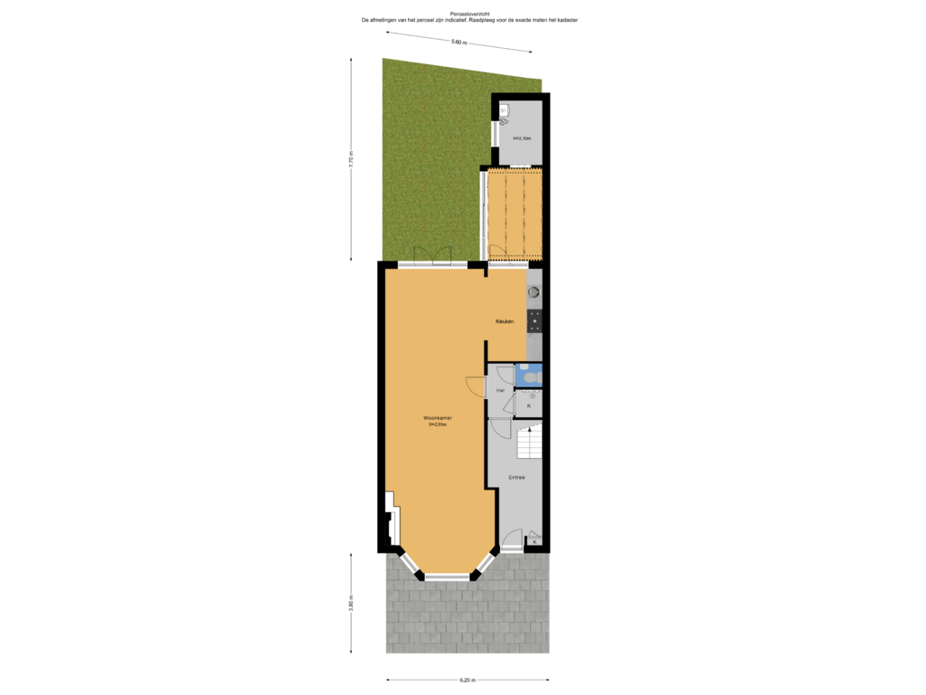 Bekijk plattegrond van Perceeloverzicht van Kruisbessenstraat 7