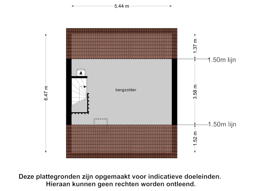 Bekijk plattegrond van 2e verdieping van De Zwaluw 38