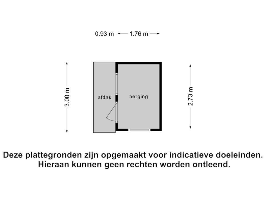 Bekijk plattegrond van Berging van De Zwaluw 38