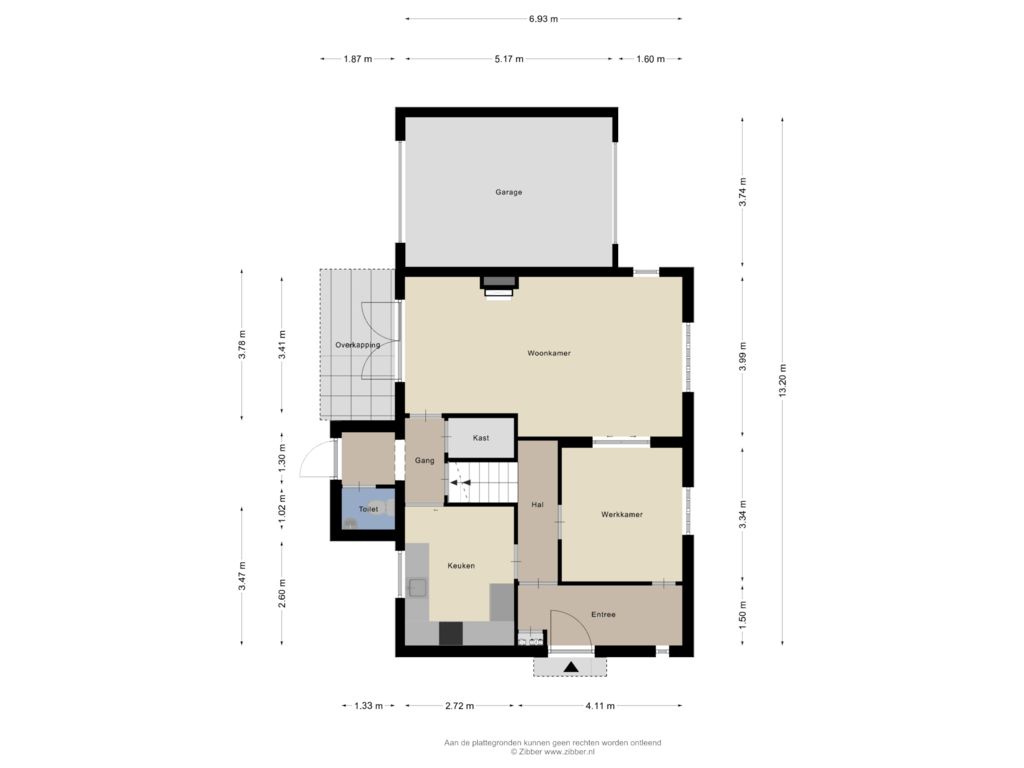 View floorplan of Begane Grond of Boterdijk 65