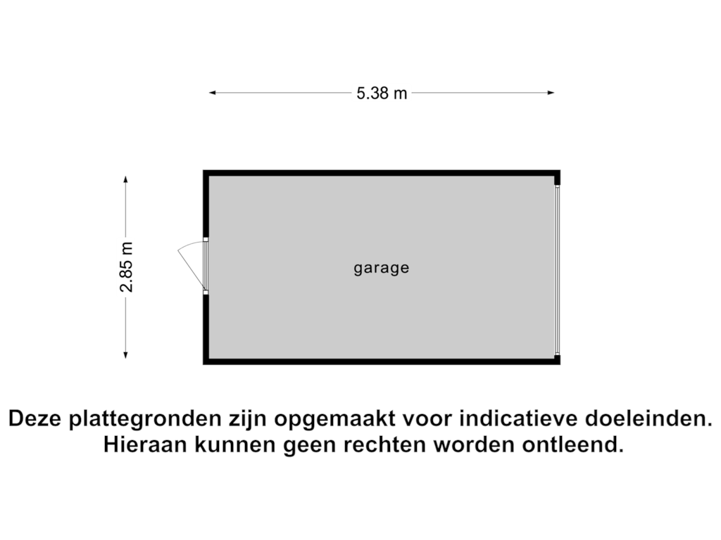 Bekijk plattegrond van garage van Jacob Catsstraat 18