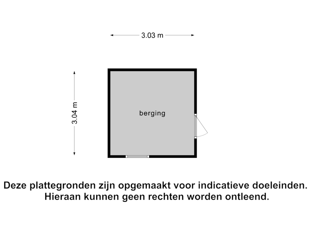 Bekijk plattegrond van berging van Jacob Catsstraat 18