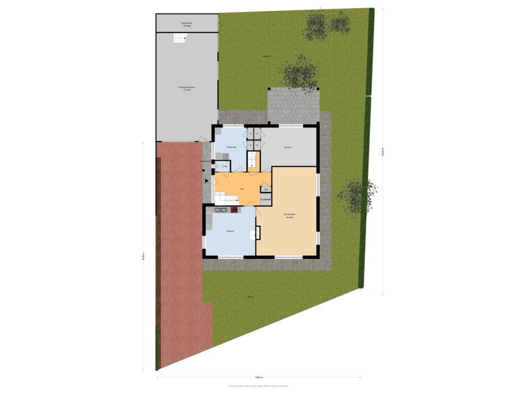 Bekijk plattegrond van Situatie van Schoolsteeg 5