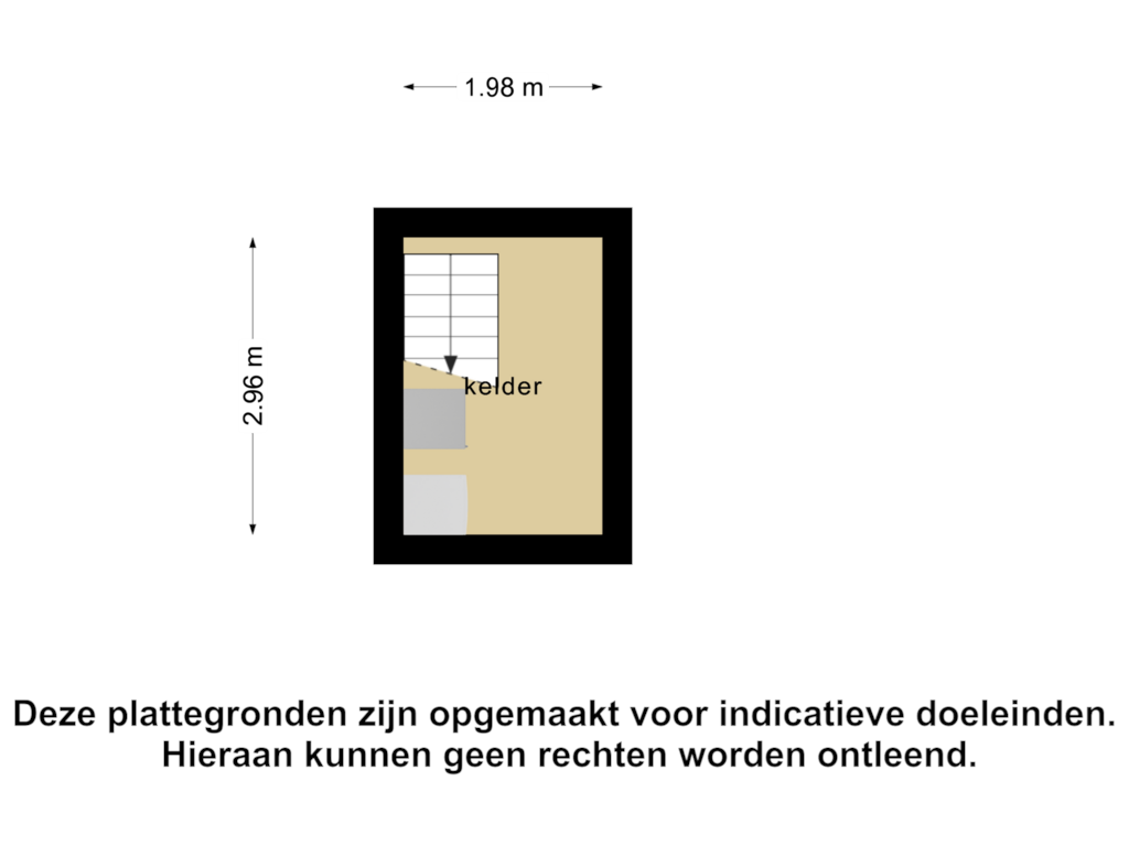 Bekijk plattegrond van Kelder van Fons van der Heijdenstraat 17