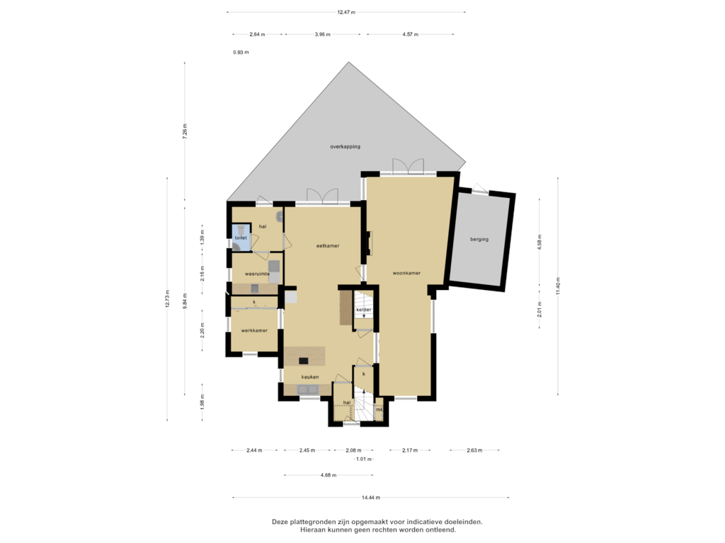 Bekijk plattegrond van Begane grond van Fons van der Heijdenstraat 17