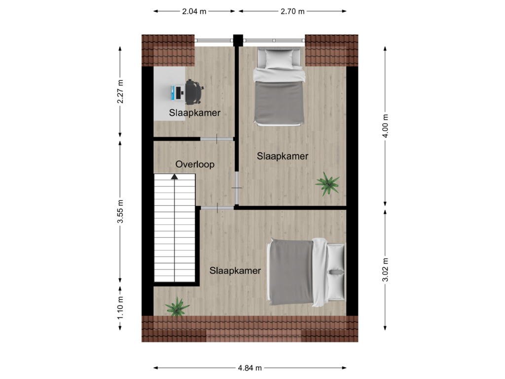 Bekijk plattegrond van Eerste verdieping van Doctor Poelsstraat 1