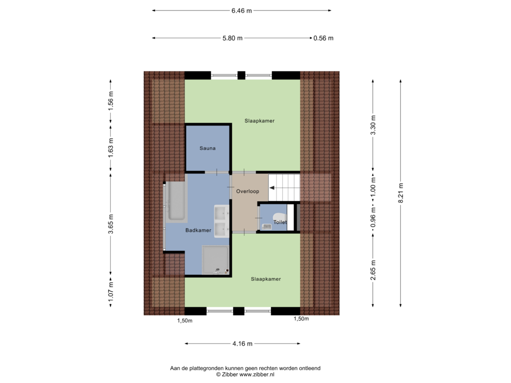 Bekijk plattegrond van Eerste Verdieping van Daleboutsweg 4-0036