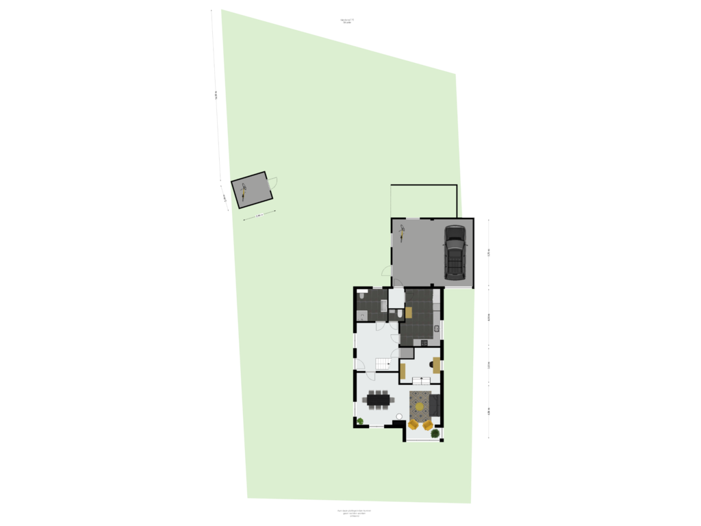 View floorplan of Situatie of Kievitshof 76