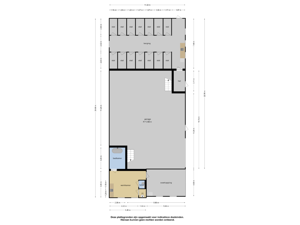 Bekijk plattegrond van Berging 1 van Kraaiendijk 14