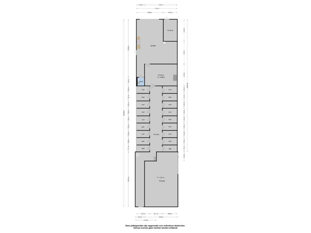 Bekijk plattegrond van Berging 3 van Kraaiendijk 14