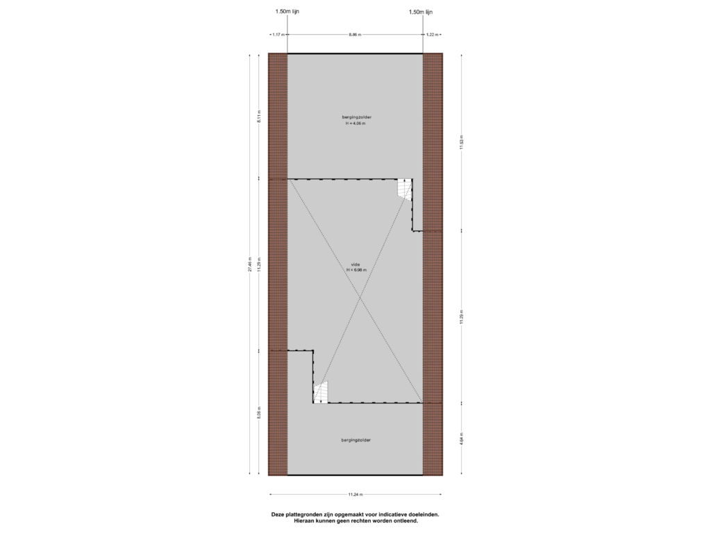 Bekijk plattegrond van Berging 1- Zolder van Kraaiendijk 14