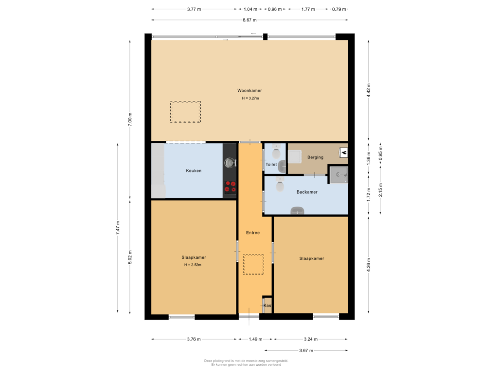 Bekijk plattegrond van Begane grond van Planetenlaan 42